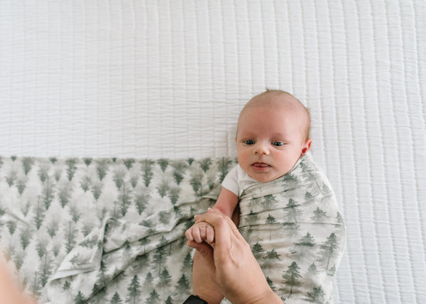 Copper Pearl - Evergreen Swaddle Blanket