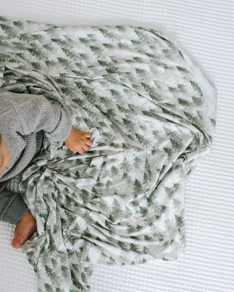 Copper Pearl - Evergreen Swaddle Blanket
